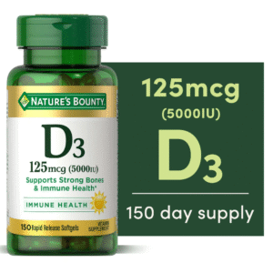 VITAMINA D3 5000IU (NATURES BOUNTY) FCO X 150 TAB